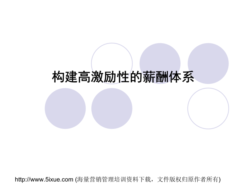 薪酬体系设计咨询